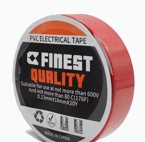 PVC electrical tape roll, Red